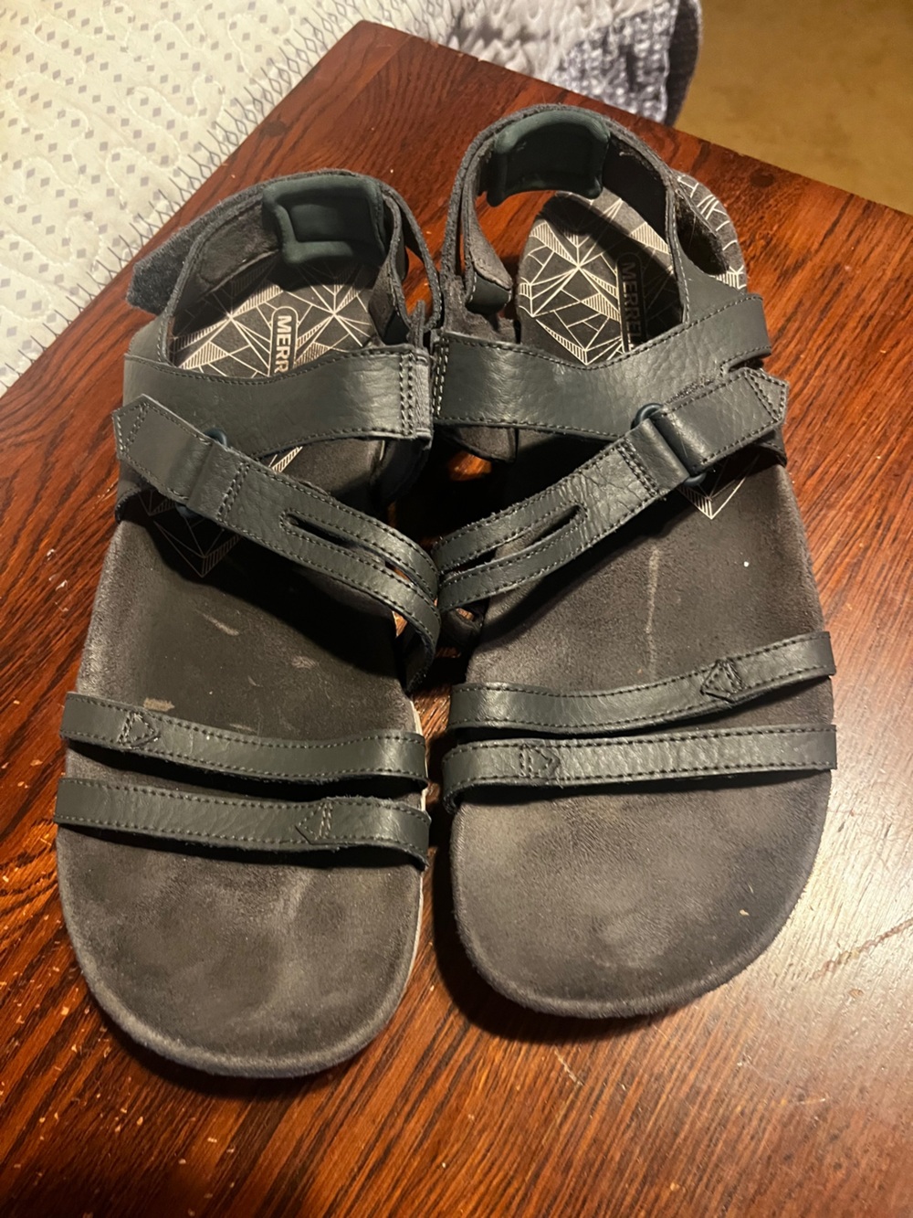 Merrell gray sandals